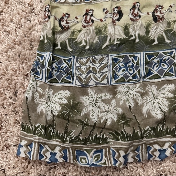 Vintage Campia Moda Tan Button Up Hawaiian Shirt Short Sleeve Men’s Size 2X - Picture 13 of 16